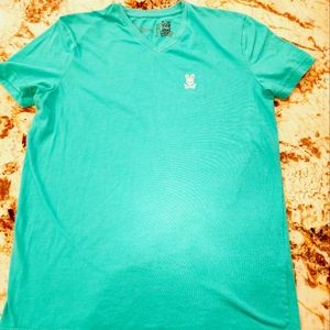 Psycho Bunny Short Sleeve Mens Classic Crew Neck Men's Tshirt.